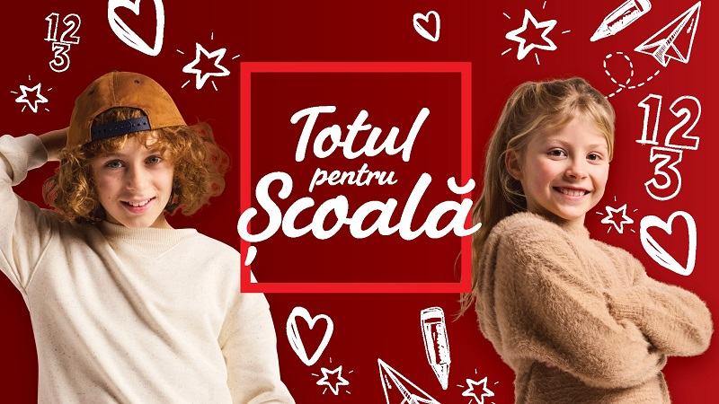 Kaufland vine in sprijinul familiilor cu oferte pentru inceputul noului an scolar